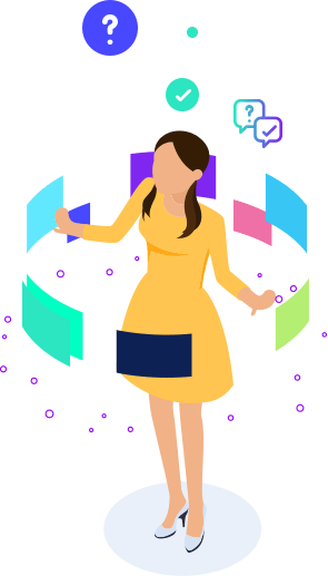 faq ladies vector