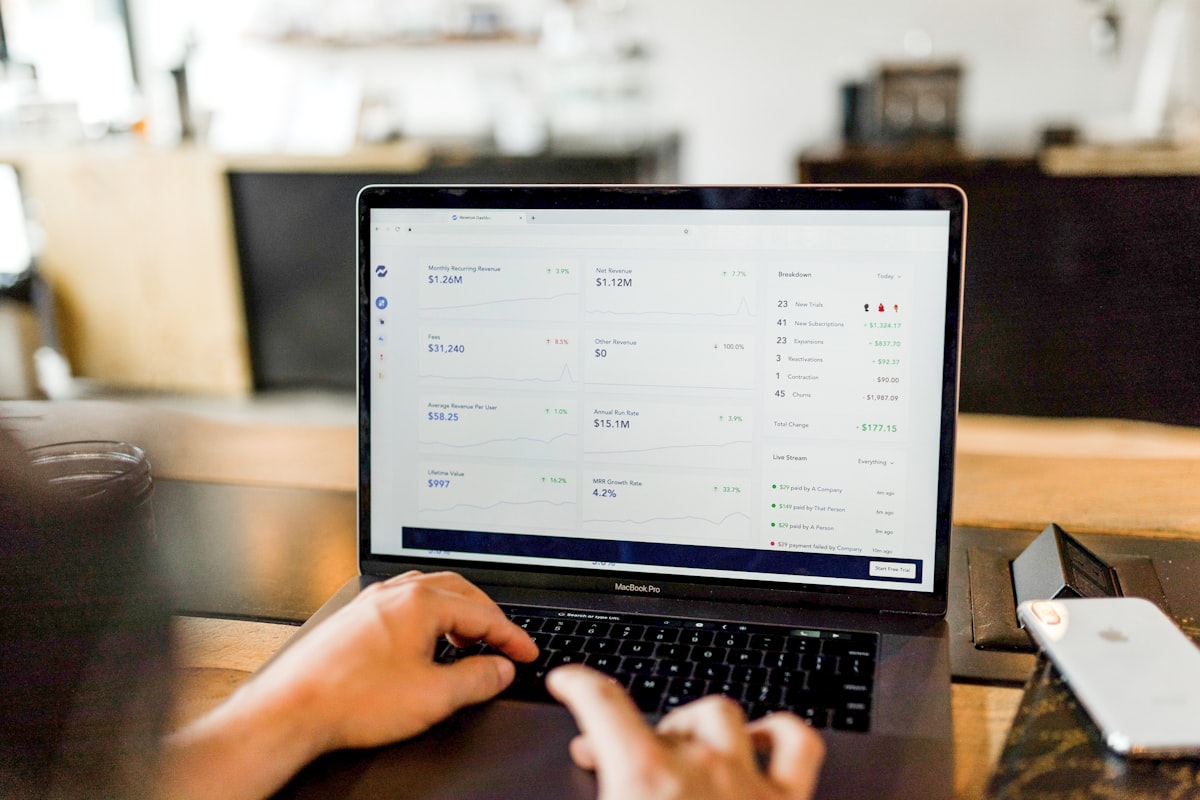 WooCommerce store revenue dashboard