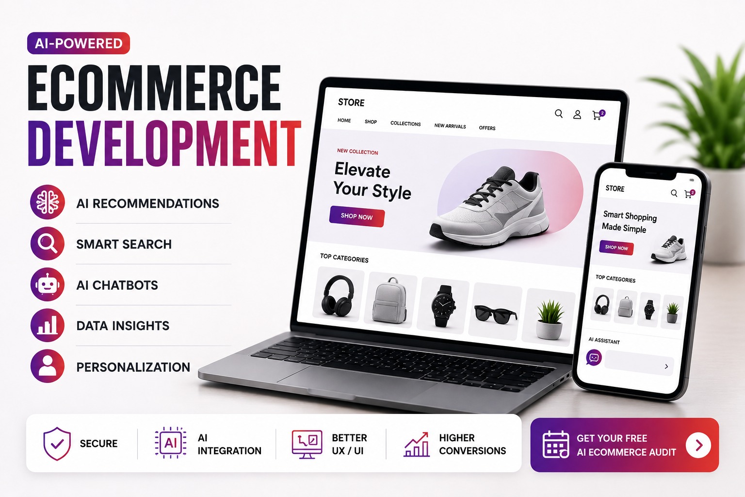 Professional UI/UX designer creating a user-friendly website interface for digital product and web application development.
